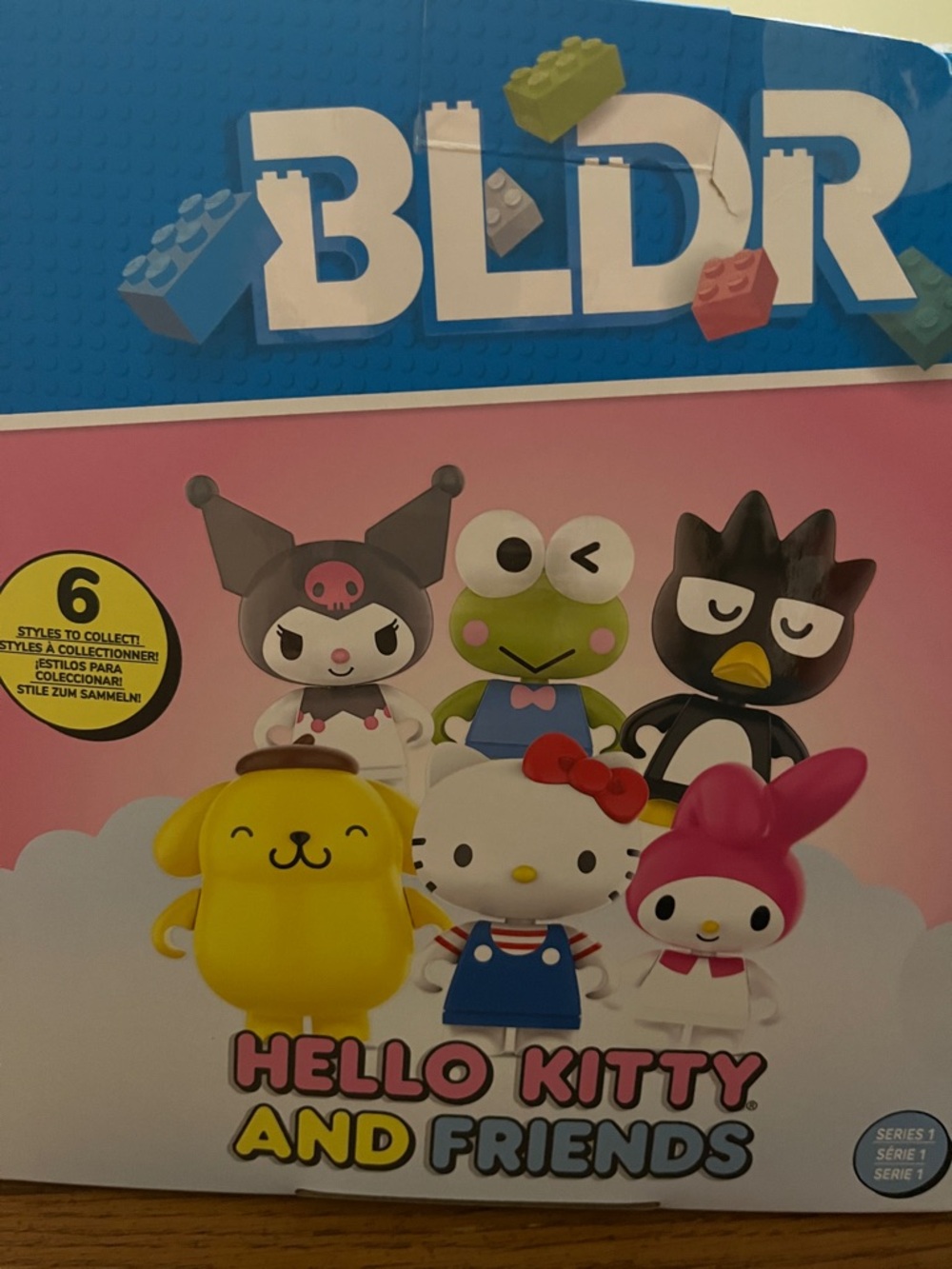 Hello Kitty and Friends Series 1 BLDR 6 styles to collect.